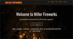 Desktop Screenshot of millerfireworks.com