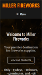 Mobile Screenshot of millerfireworks.com